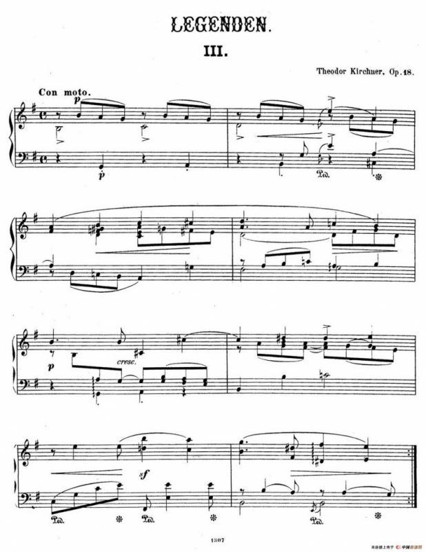 Legenden Op.18（9首传奇·Ⅲ）