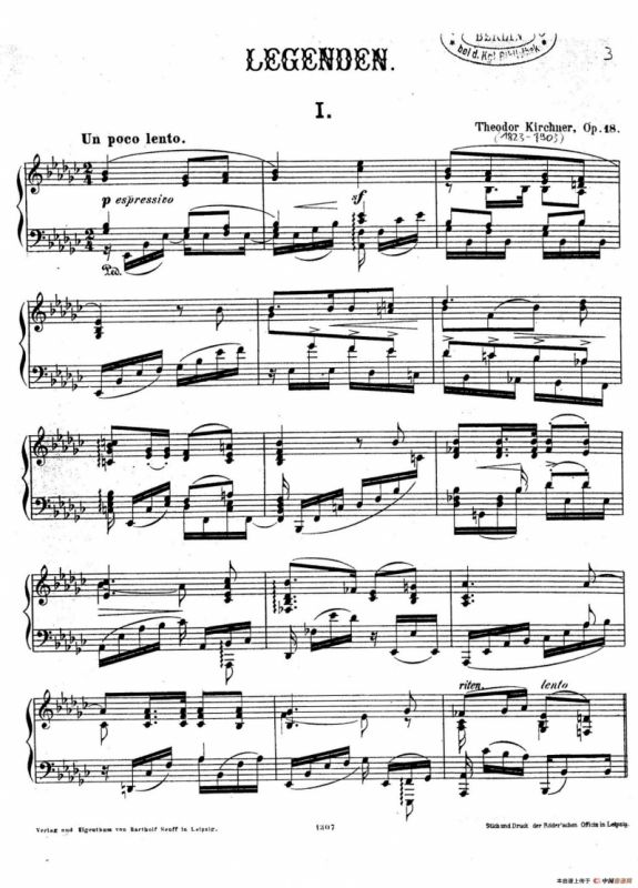 Legenden Op.18（9首传奇·Ⅰ）