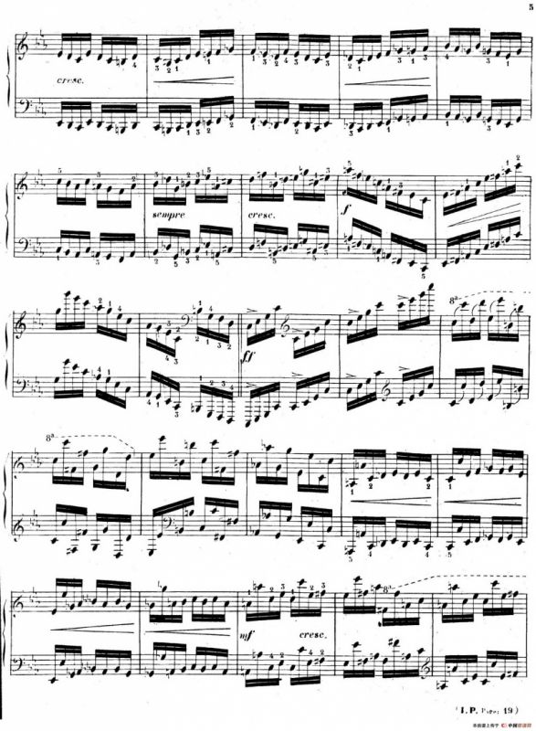 3 Grandes Etudes Op.76 No.3（3首华丽练习曲·3）