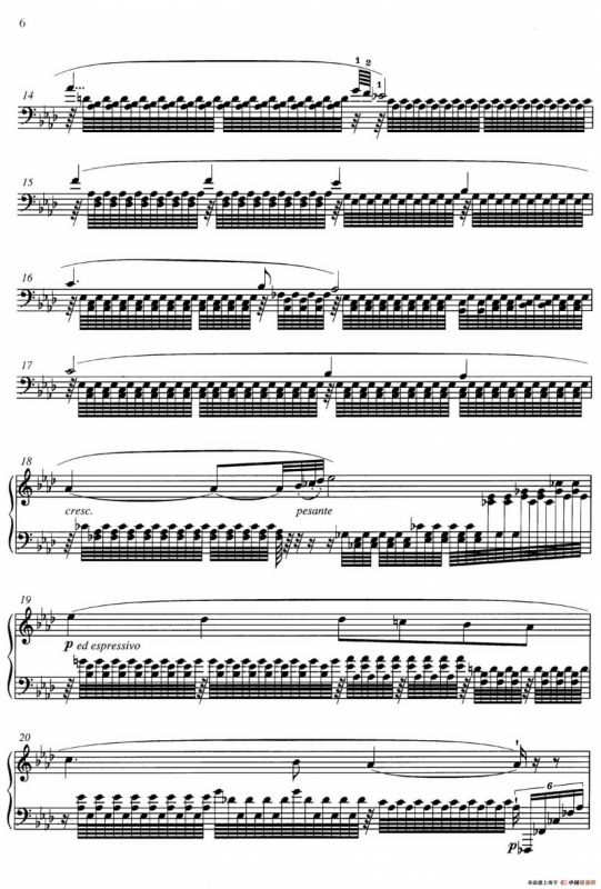 3 Grandes Etudes Op.76 No.1（3首华丽练习曲·1）