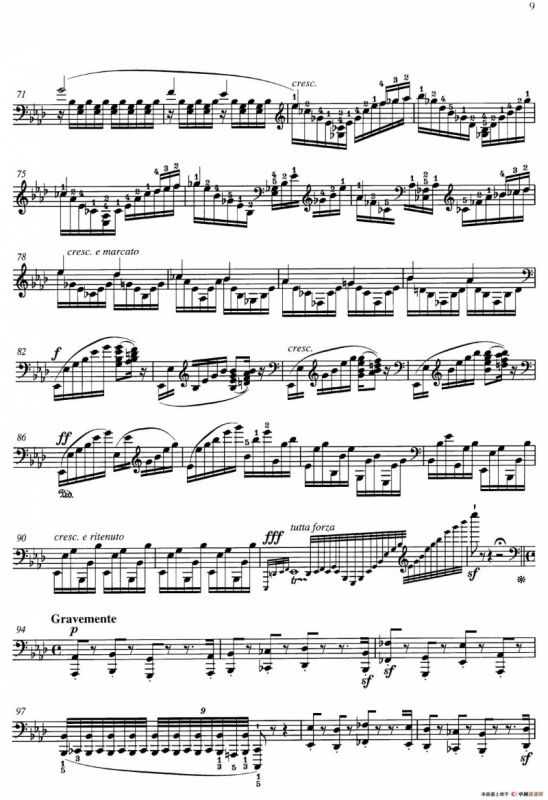 3 Grandes Etudes Op.76 No.1（3首华丽练习曲·1）