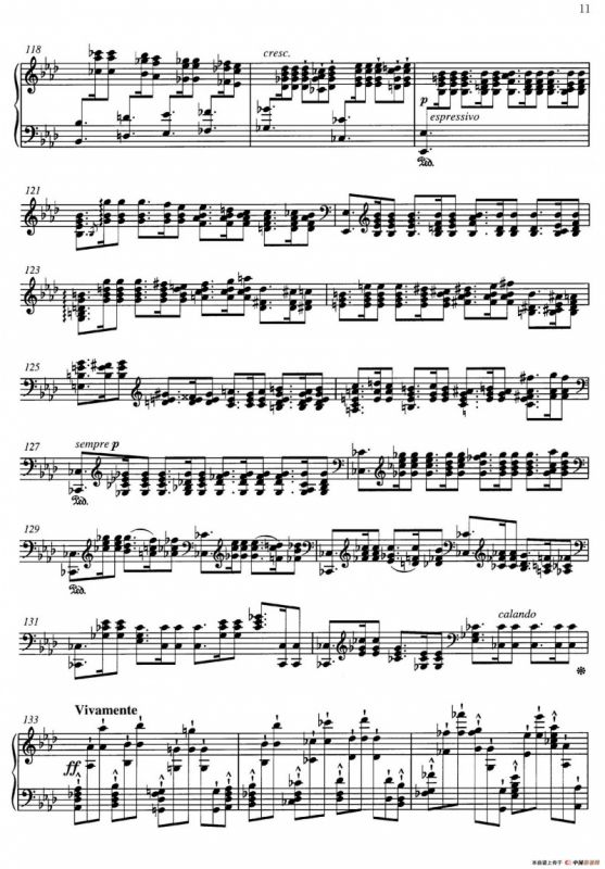 3 Grandes Etudes Op.76 No.1（3首华丽练习曲·1）