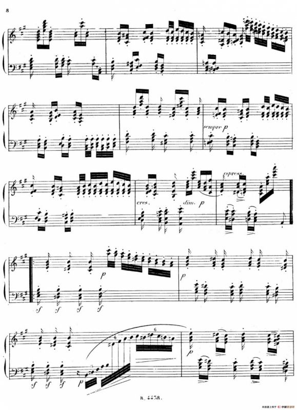 3 Grandes Etudes Op.76 No. 2（3首华丽练习曲·2）