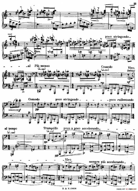 8 Improvisations Op.20（8首匈牙利民歌即兴曲·Ⅷ）