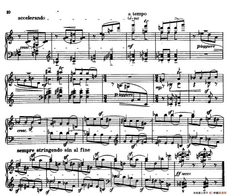 8 Improvisations Op.20（8首匈牙利民歌即兴曲·Ⅴ）