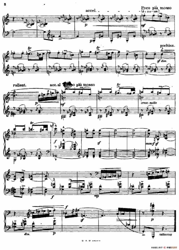 8 Improvisations Op.20（8首匈牙利民歌即兴曲·Ⅳ）