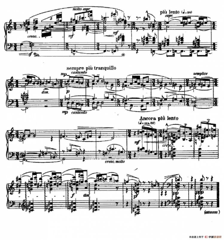 8 Improvisations Op.20（8首匈牙利民歌即兴曲·Ⅲ）