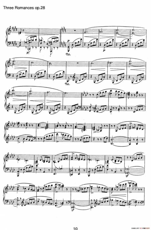3 Romances Op.28（3首浪漫曲·Ⅲ）