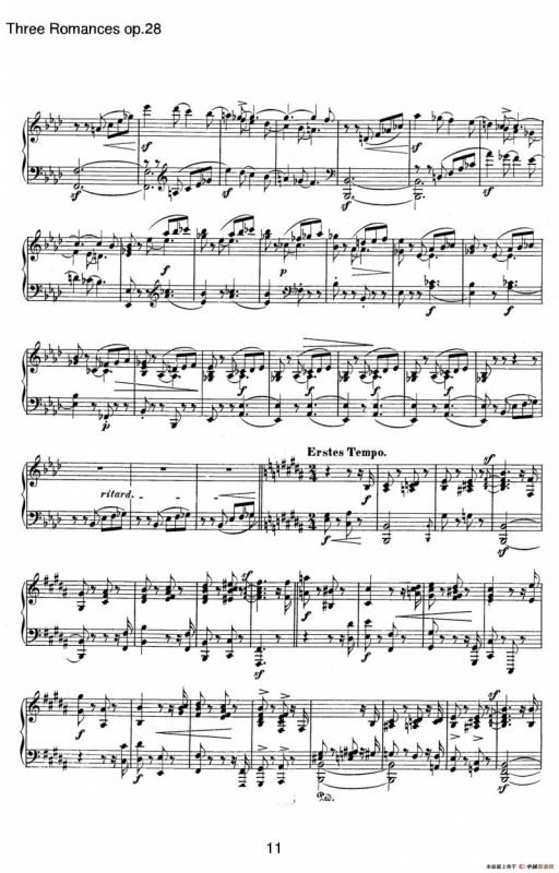 3 Romances Op.28（3首浪漫曲·Ⅲ）