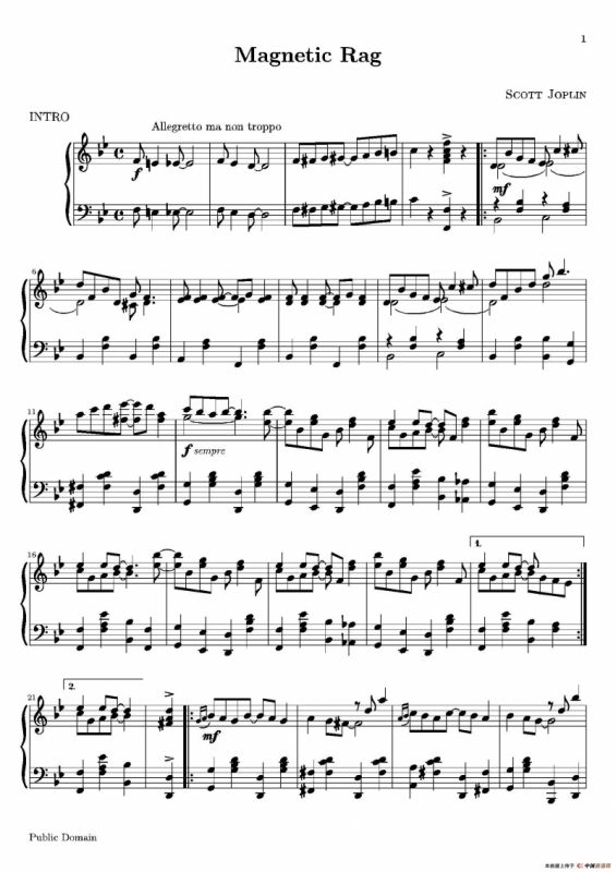 Magnetic Rag（吸引力拉格泰姆）