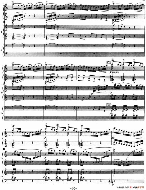 Nights in the Gardens of Spain 西班牙花园之夜 双钢琴版（Ⅲ-En los jardines de la Sierra de Cordoba）