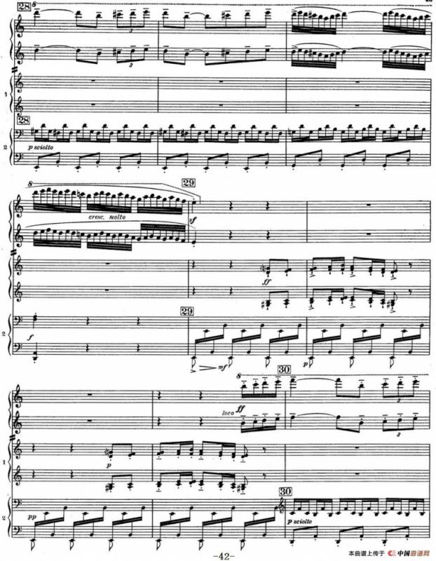 Nights in the Gardens of Spain 西班牙花园之夜 双钢琴版（Ⅲ-En los jardines de la Sierra de Cordoba）