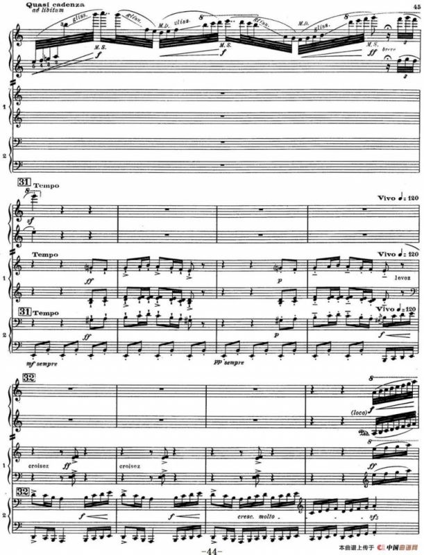 Nights in the Gardens of Spain 西班牙花园之夜 双钢琴版（Ⅲ-En los jardines de la Sierra de Cordoba）