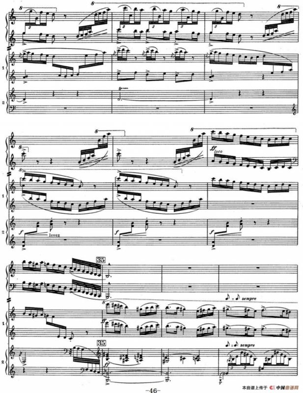 Nights in the Gardens of Spain 西班牙花园之夜 双钢琴版（Ⅲ-En los jardines de la Sierra de Cordoba）