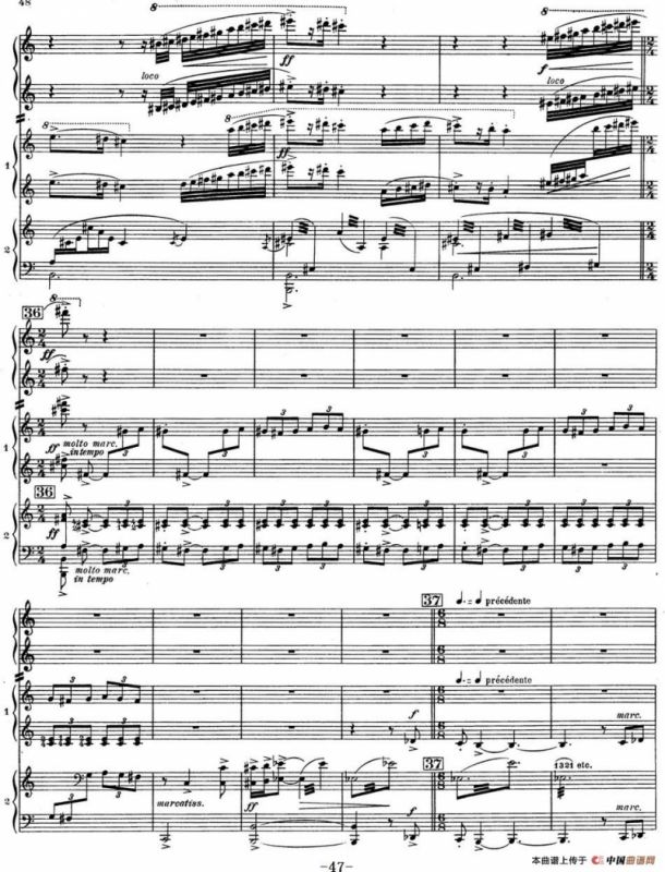 Nights in the Gardens of Spain 西班牙花园之夜 双钢琴版（Ⅲ-En los jardines de la Sierra de Cordoba）