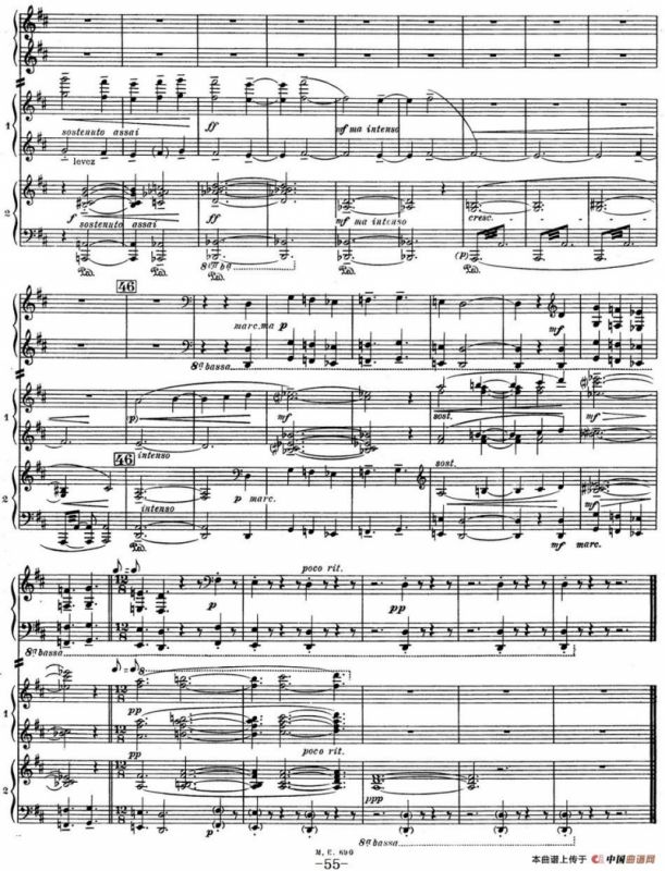 Nights in the Gardens of Spain 西班牙花园之夜 双钢琴版（Ⅲ-En los jardines de la Sierra de Cordoba）