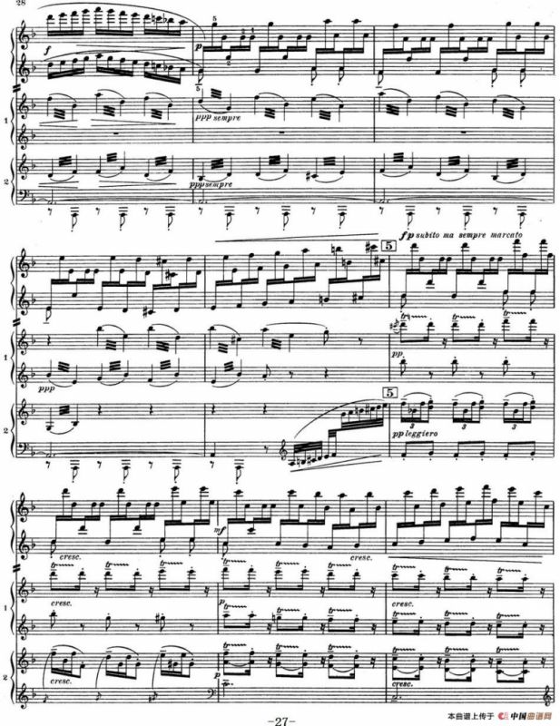 Nights in the Gardens of Spain 西班牙花园之夜 双钢琴版（Ⅱ-Danza lejana）