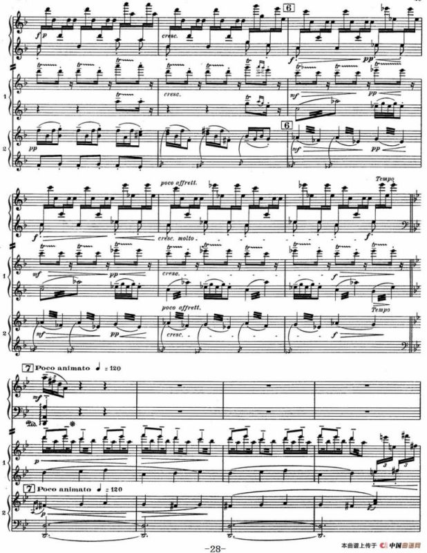 Nights in the Gardens of Spain 西班牙花园之夜 双钢琴版（Ⅱ-Danza lejana）