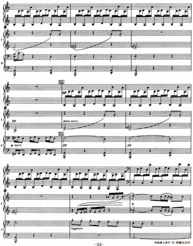 Nights in the Gardens of Spain 西班牙花园之夜 双钢琴版（Ⅱ-Danza lejana）