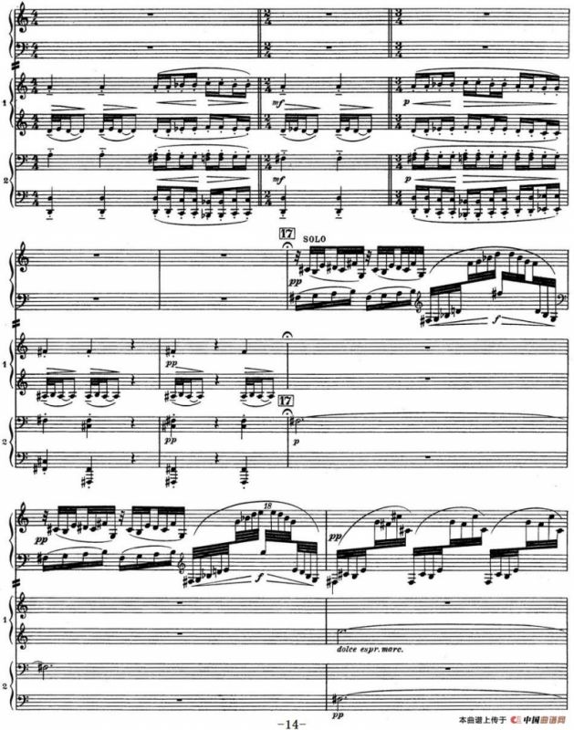 Nights in the Gardens of Spain 西班牙花园之夜 双钢琴版（Ⅰ-En el Generalife）