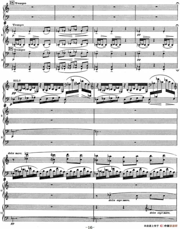 Nights in the Gardens of Spain 西班牙花园之夜 双钢琴版（Ⅰ-En el Generalife）