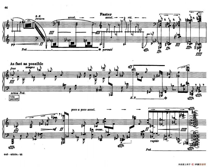 12 Etudes for Piano（博尔科姆12首钢琴练习曲·12）