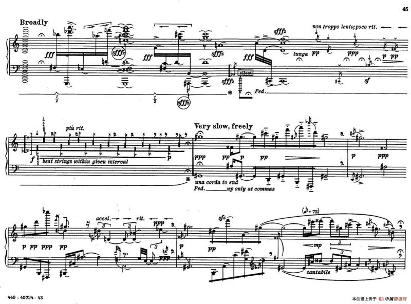 12 Etudes for Piano（博尔科姆12首钢琴练习曲·12）