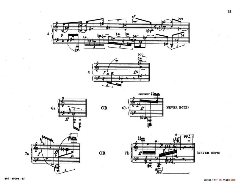 12 Etudes for Piano（博尔科姆12首钢琴练习曲·10）