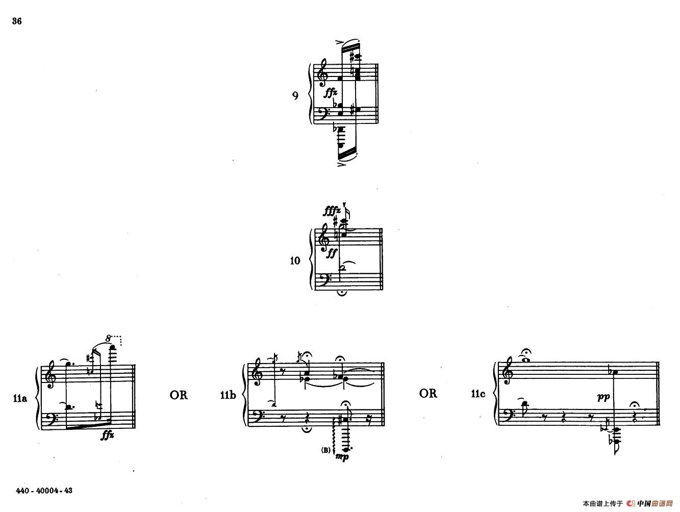 12 Etudes for Piano（博尔科姆12首钢琴练习曲·10）