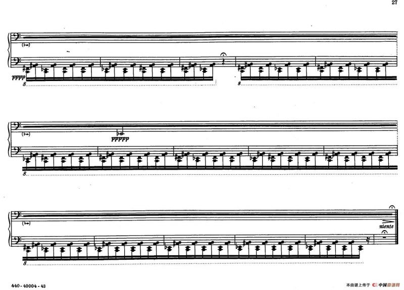 12 Etudes for Piano（博尔科姆12首钢琴练习曲·8）