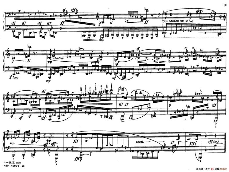 12 Etudes for Piano（博尔科姆12首钢琴练习曲·7）