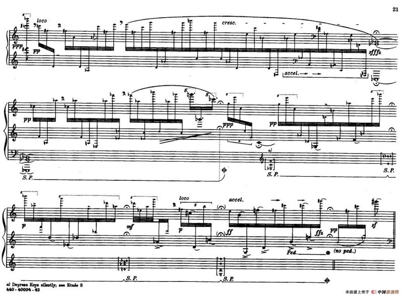 12 Etudes for Piano（博尔科姆12首钢琴练习曲·7）