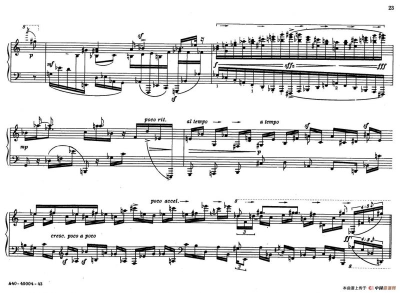 12 Etudes for Piano（博尔科姆12首钢琴练习曲·7）