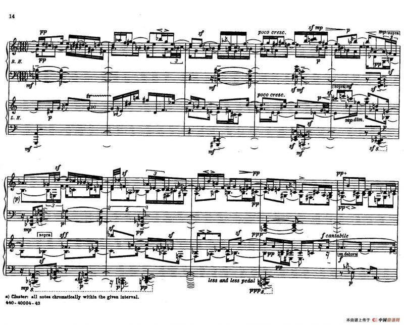 12 Etudes for Piano（博尔科姆12首钢琴练习曲·5）