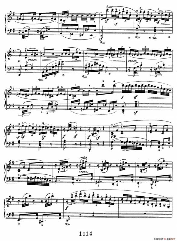 Two Rondos Op.51 No.1（2首回旋曲·2、G大调）