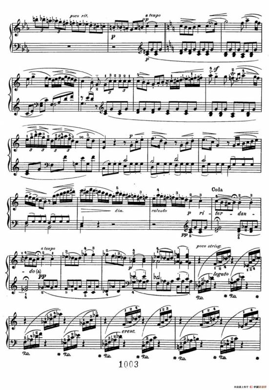 Two Rondos Op.51 No.1（2首回旋曲·1、C大调）