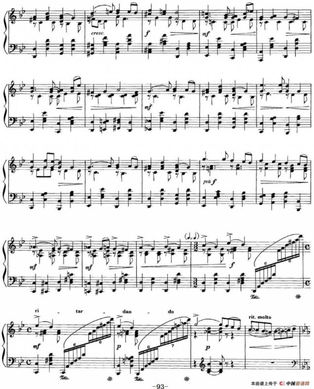 柴可夫斯基18首钢琴小品Op.72（17.Passe lointain）