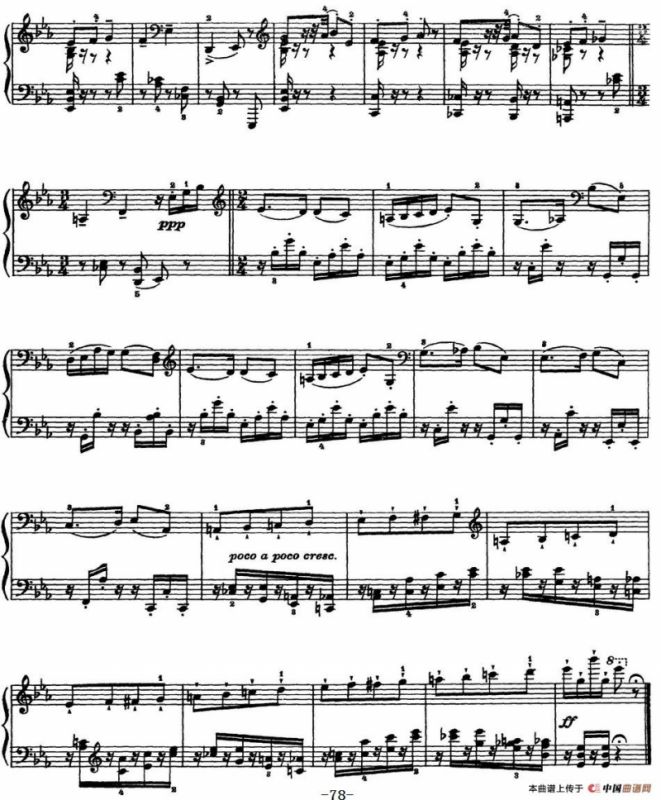 柴可夫斯基18首钢琴小品Op.72（13.Echo rustique）