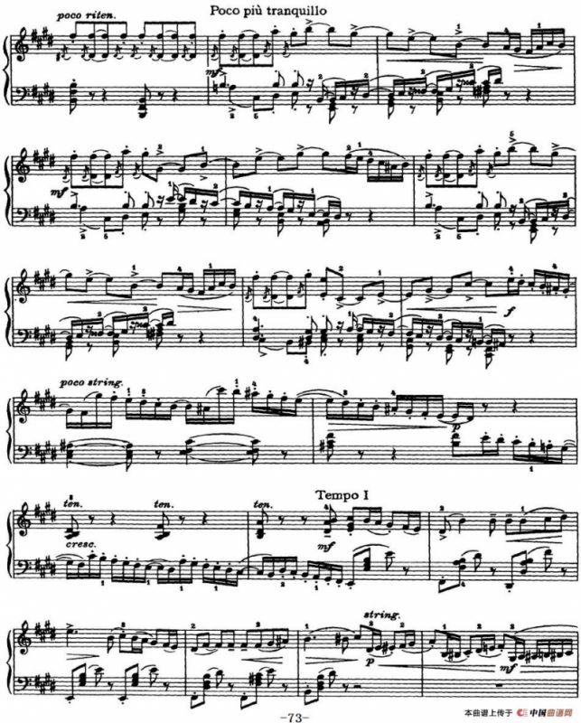 柴可夫斯基18首钢琴小品Op.72（12.Lespiegle）