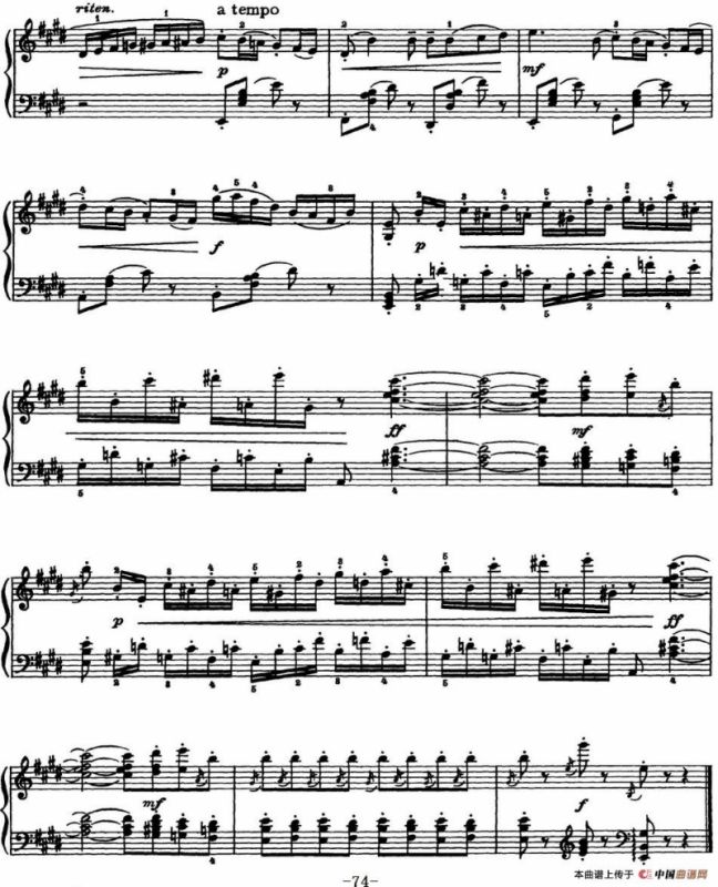 柴可夫斯基18首钢琴小品Op.72（12.Lespiegle）