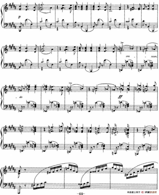 柴可夫斯基18首钢琴小品Op.72（11.Valse bluette）