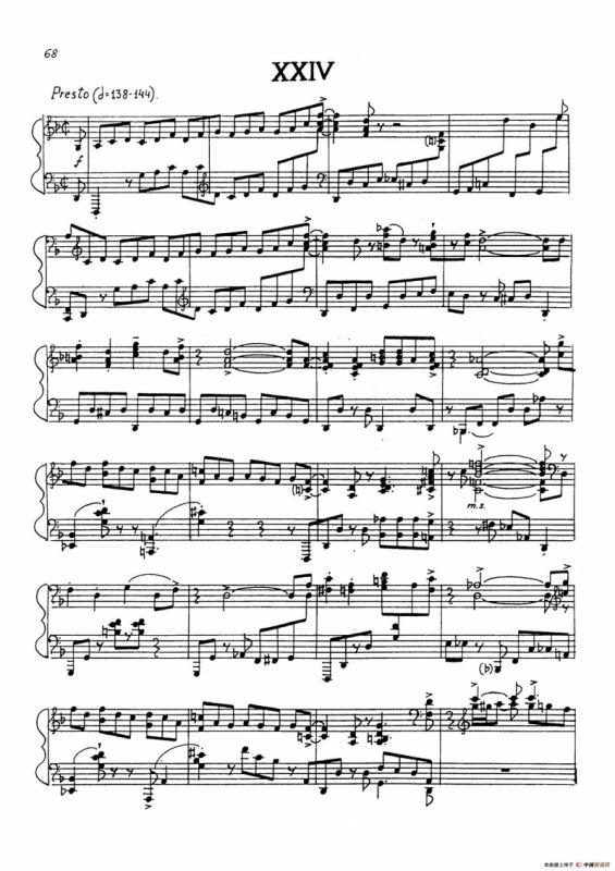 24 Preludes Op.53（24首前奏曲·XXⅣ）