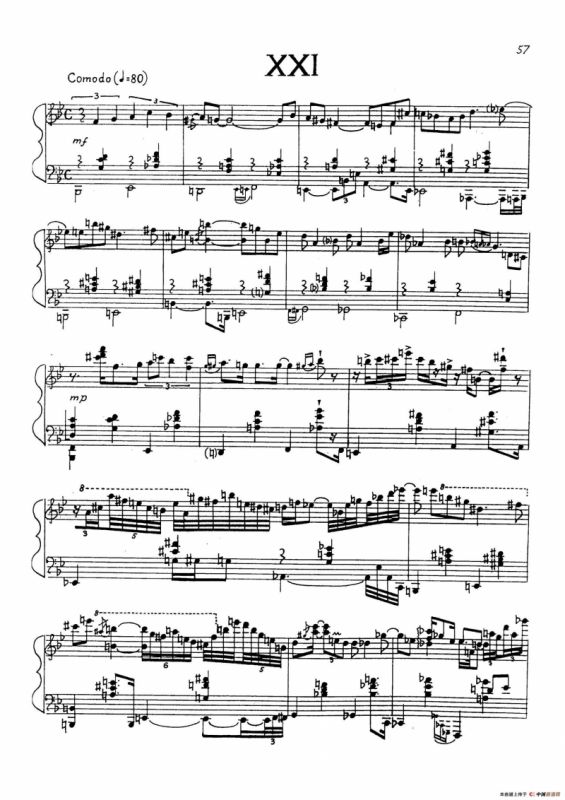 24 Preludes Op.53（24首前奏曲·XXI）