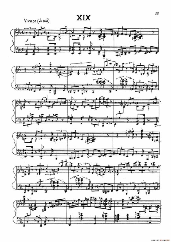 24 Preludes Op.53（24首前奏曲·XIX）