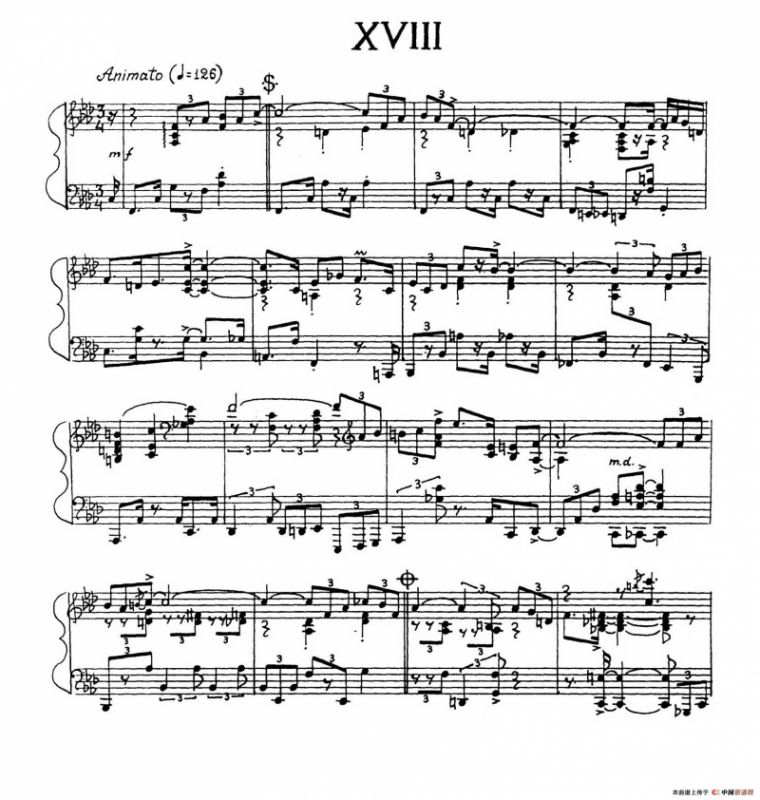24 Preludes Op.53（24首前奏曲·XVIII）