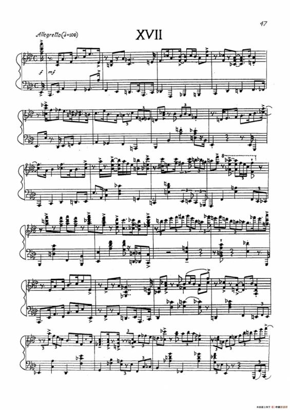 24 Preludes Op.53（24首前奏曲·XVII）