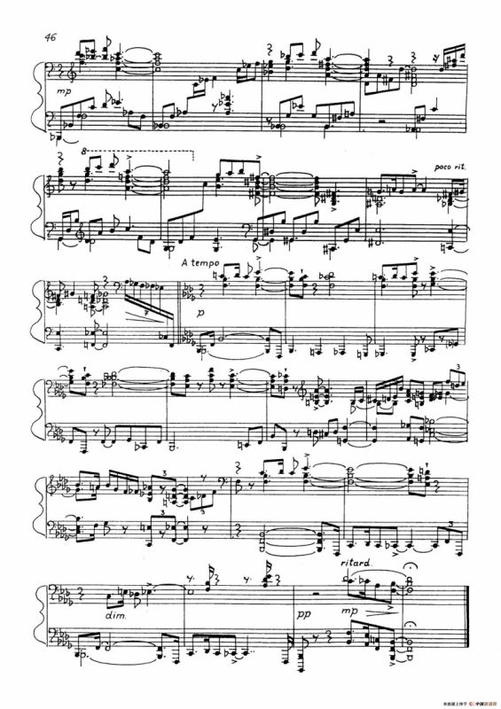 24 Preludes Op.53（24首前奏曲·XVI）