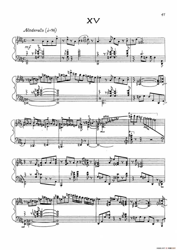 24 Preludes Op.53（24首前奏曲·XV）