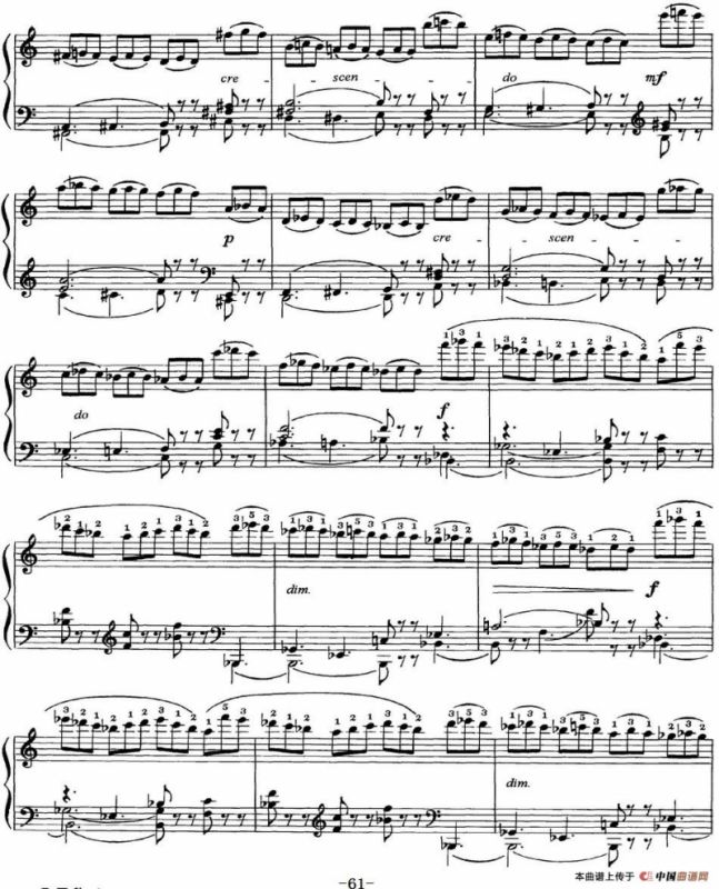 柴可夫斯基18首钢琴小品Op.72（10.Scherzo-fantaisie）