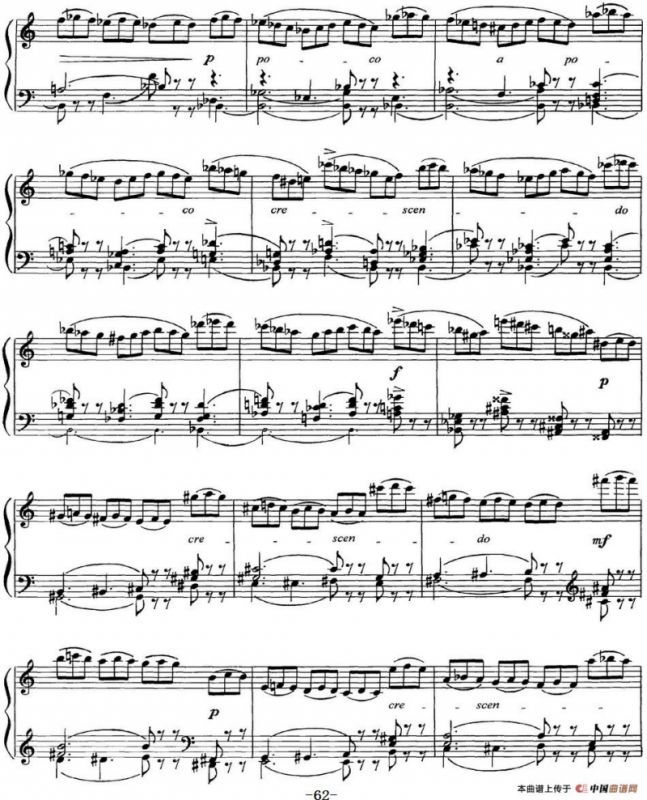 柴可夫斯基18首钢琴小品Op.72（10.Scherzo-fantaisie）